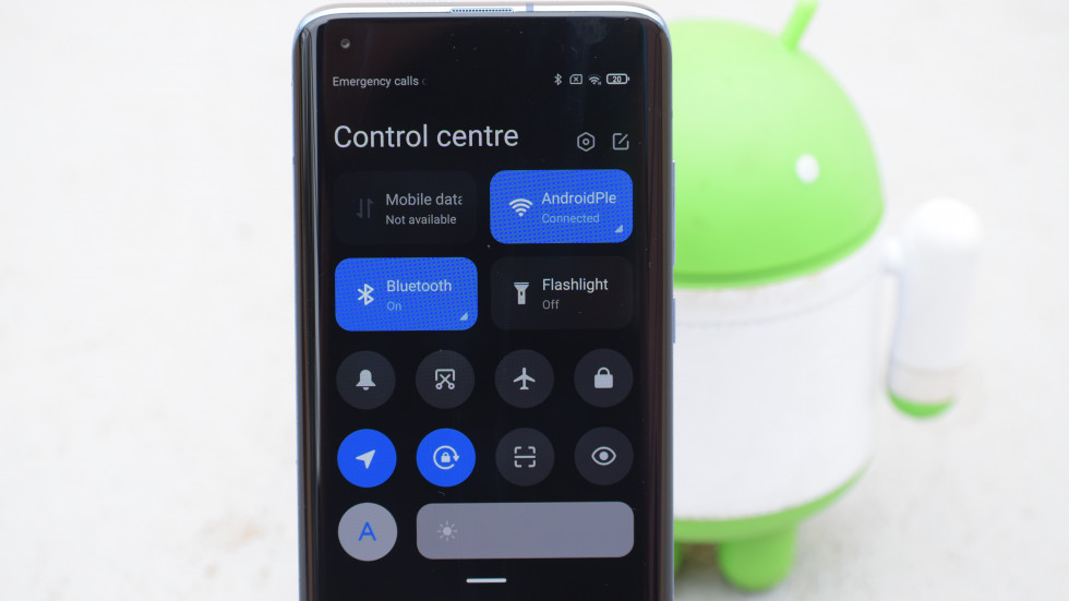 Пункт управления в MiUI 12